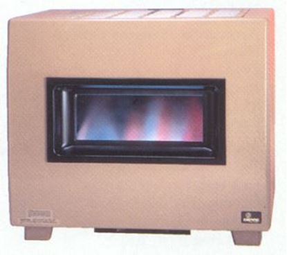 RH65B visual flame console vented room heater