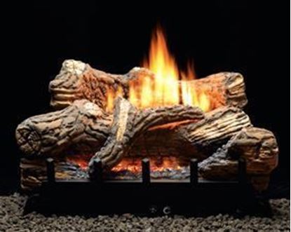 Picture of Empire Flint Hill Gas Fireplace Logs, Vent Free Contour Burner