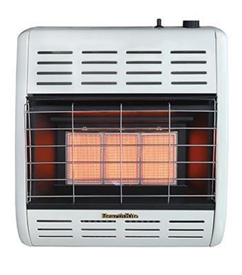 HearthRite infrared radiant vent free heater, HRW18M, HRW18T
